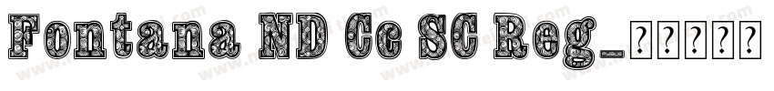 Fontana ND Cc SC Reg字体转换